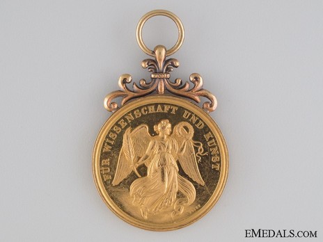Ludwig Medal for Arts and Sciences, Gold Medal for Arts and Sciences Reverse
