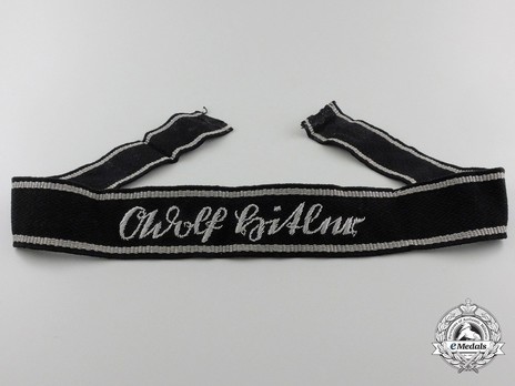 Waffen-SS Leibstandarte SS Adolf Hitler Officer's Cuff Title (flatwire form 1 version) Obverse