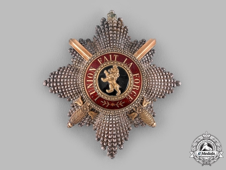 Order of Leopold, Grand Cross Breast Star (Military Division, 1832-1951) Obverse