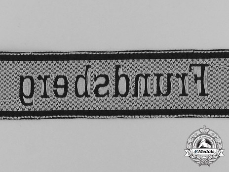 Waffen-SS Frundsberg Cuff Title Reverse