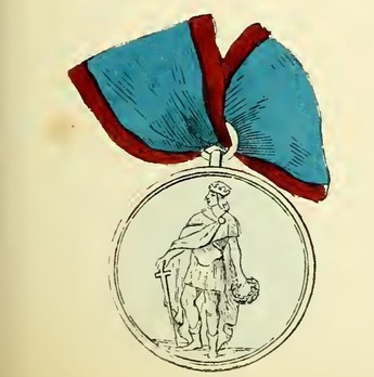 Royal Order of Saint Ferdinand and of Merit, Medal of Honour, in Silver Obverse