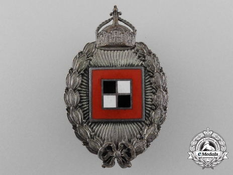 Observer Badge, Prinzen Size (in silvered brass) Obverse