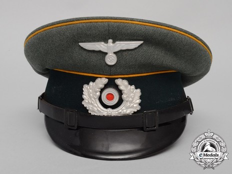 German Army Cavalry NCO/EM's Visor Cap Front
