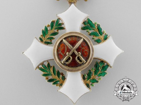 Military Order of Savoy, Type II, Officer Reverse