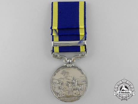 Silver Medal (with "GOOJERAT" clasp) Reverse