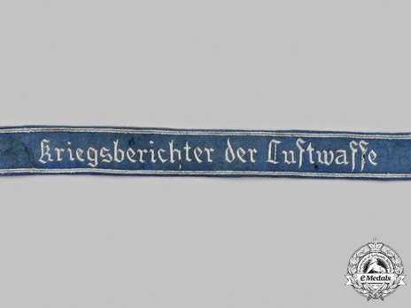 Kriegsberichter der Luftwaffe Cuff Title (Officer version)