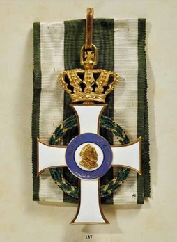 Albert Order, Type I, Civil Division, Grand Cross Obverse