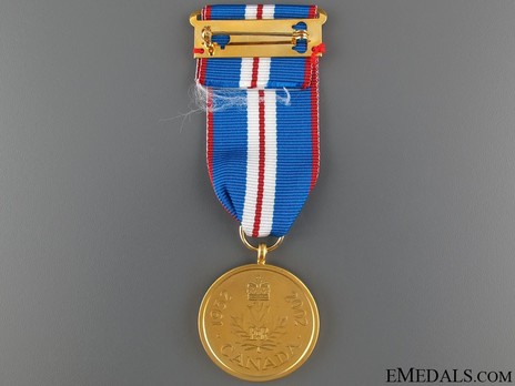 Queen Elizabeth II Golden Jubilee Medal (Gold-Plated Cupro-Nickel) Reverse