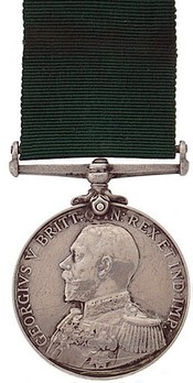 Silver Medal (with King George V in admiral uniform) Obverse