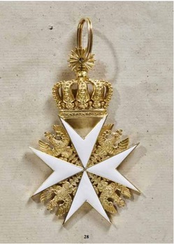 Order of St. John, Type II, Commander Cross (in gold)