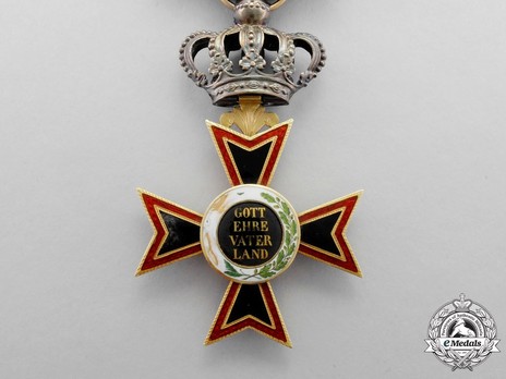 Order of Ludwig, I Class Knight's Cross Reverse