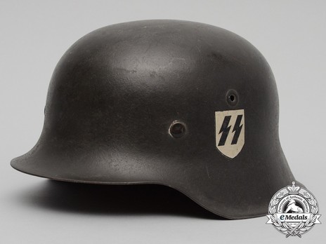 Waffen-SS Single Decal Steel Helmet M42 Profile