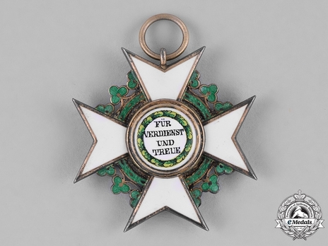 Order of Merit, Type I, Civil Division, I Class Knight (for nationals, in silver gilt) Reverse