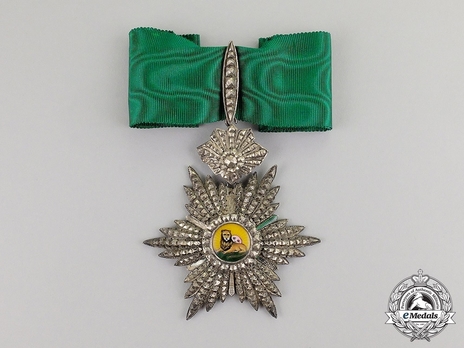 Order of the Lion and Sun, Type IV, II Class Commander (with couchant lion) Obverse