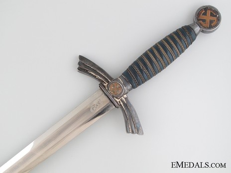 Luftwaffe Weyersberg, Kirschbaum & Cie-made 1st pattern Dagger Reverse Grip Detail