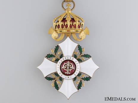 Order of Civil Merit, Type II, III Class Commander (1908-1933) Obverse