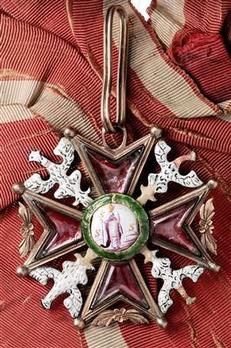 Order of Saint Stanislaus, Type I, Civil Division, I Class Cross (in gold, c.1765)