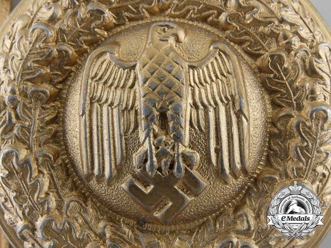 German Army General's Dress Belt Buckle Detail