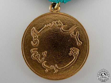 Medal for the 10th Anniversary of the Saur Revolution Reverse