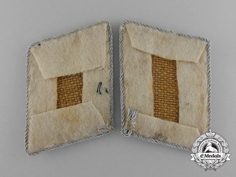 Luftwaffe Regiment "HG" Hauptmann Collar Tabs Reverse