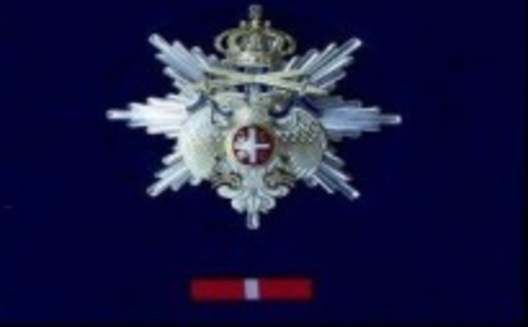 Order of the Republic White Eagle, I Class Breast Star Obverse