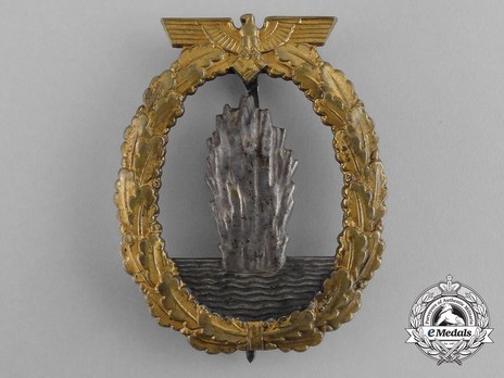 Minesweeper War Badge, by C. Schwerin (in tombac) Obverse