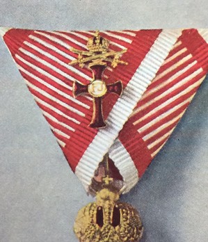 Order of Franz Joseph, Type II, Military Division, Officer (with gold swords)