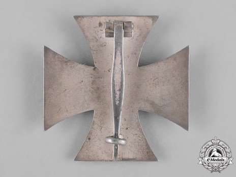 Iron Cross I Class, by W. Deumer (3, regular pin) Reverse