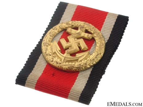 Honour Roll Clasp, Kriegsmarine/Navy Reverse