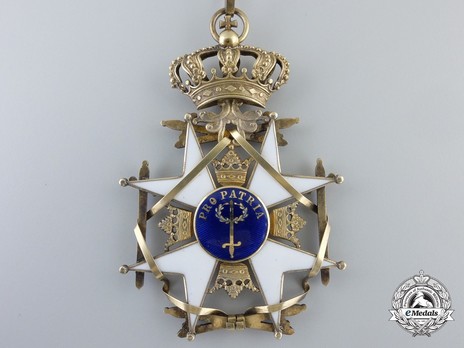 II Class Knight Grand Cross (with silver gilt) Reverse