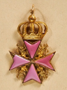 Order of Military Virtue (with monogram WK) Reverse