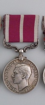 Silver Medal (George VI effigy) Obverse