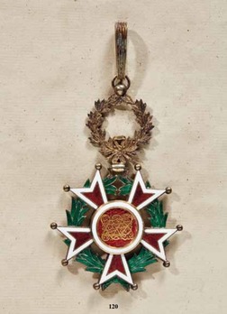 Order of the Brilliant Star of Zanzibar, Type IV, I Class (with portrait)