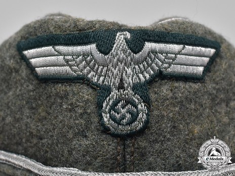 German Army Administrative Officer's Field Cap M38 Eagle Detail