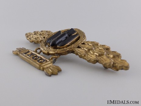 Bomber Clasp, in Gold (with "1200" pendant) Obverse