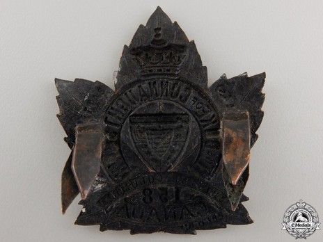 158th Infantry Battalion Other Ranks Cap Badge Reverse