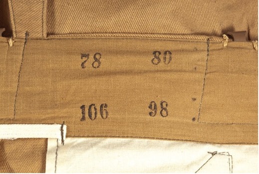 Waffen-SS Tropical Trousers M43 Detail