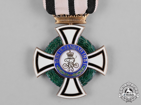 Royal House Order of Hohenzollern, Civil Division, Knight (in silver gilt) Reverse