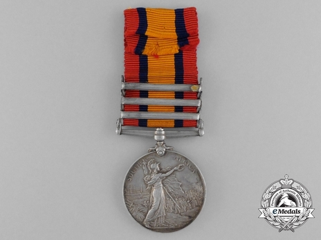 Silver Medal (with date removed, with 3 clasps) Reverse