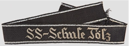 SS-Schule Tölz NCO/EM Cuff Title Obverse