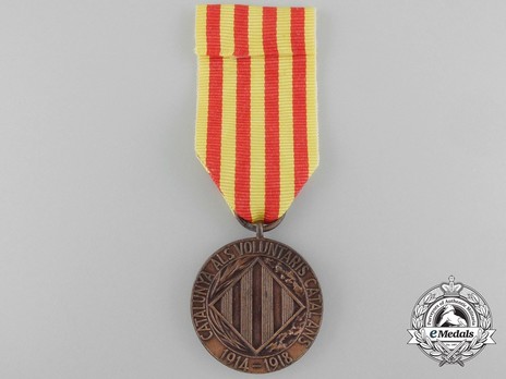 Medal for Catalan Volunteers World War I