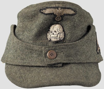 Waffen-SS NCO/EM's Mountain Cap (buttoned version) Obverse