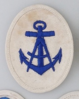 Kriegsmarine Maat Carpenter Insignia (embroidered) Obverse