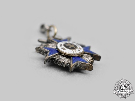 Order of Military Merit, Military Division, III Class Cross Miniature (suspension loop version) Reverse