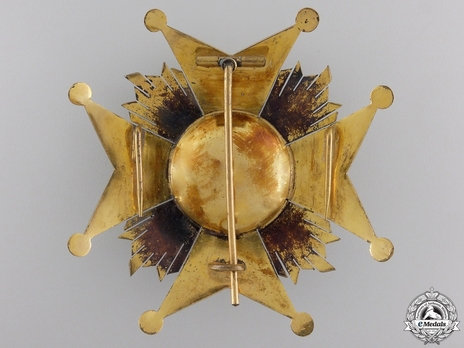 Commander Breast Star (Bronze gilt and silvered) Reverse