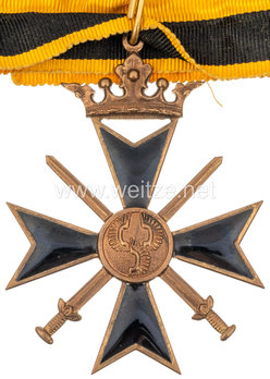 Freikorps von Diebitsch Merit Cross, I Class Obverse