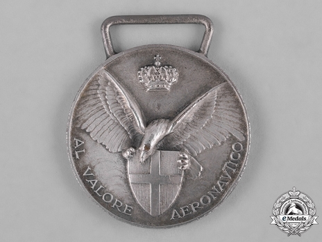Aeronautic Valour Medal, in Silver