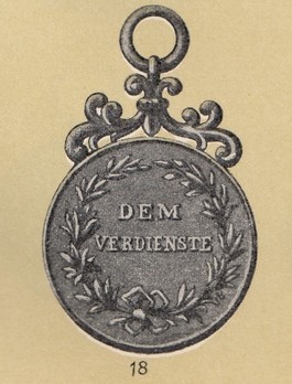 Ludwig Medal for Arts and Sciences, Gold Medal for Industry Reverse
