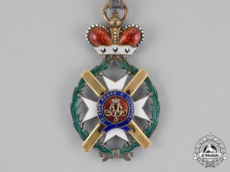Order of the Cross of Takovo, Civil Division, I Class Obverse