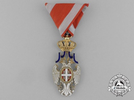 Order of the White Eagle, Type II, Civil Division, IV Class Obverse